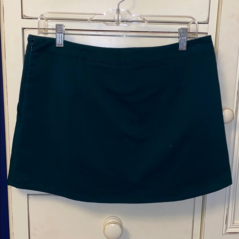 Forever 21 green mini skirt
